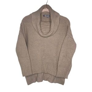 JENNIFER LOPEZ Pink Oversized Cowl Neck Sweater XS